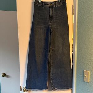 Billabong Dark Blue Flare & Wide Leg Jeans